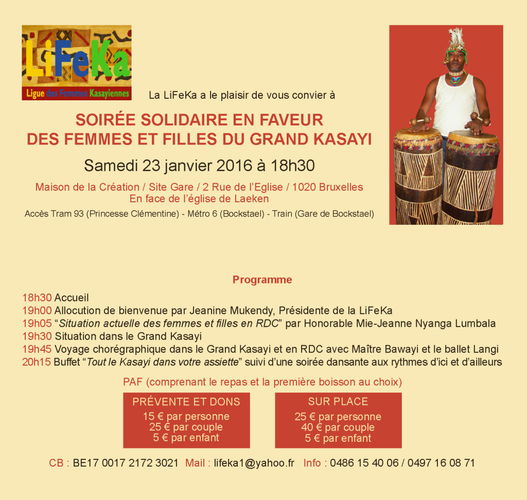 Soirée Solidaire Grand KaSayi